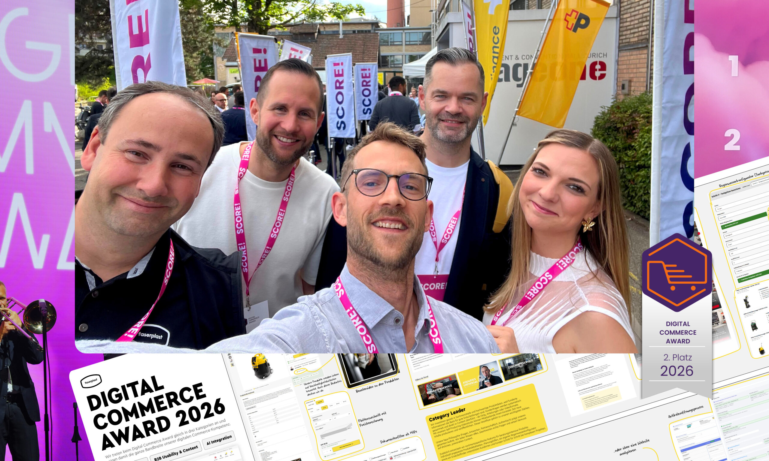 Unser Team beim Digital Commerce Award 2026